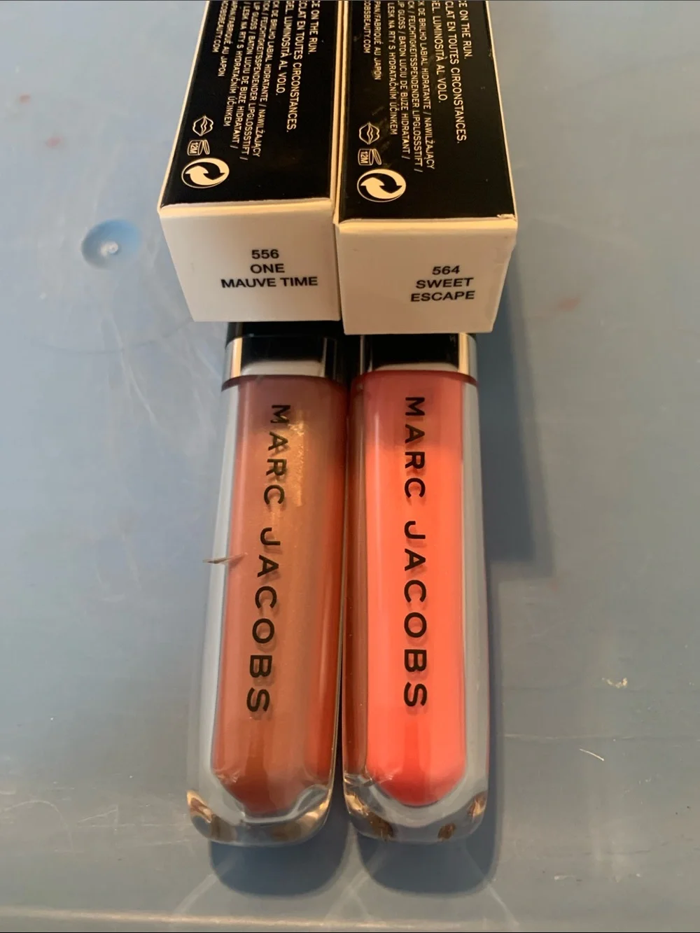 Marc Jacobs Pink & Mauve Cream Lipstick Duo